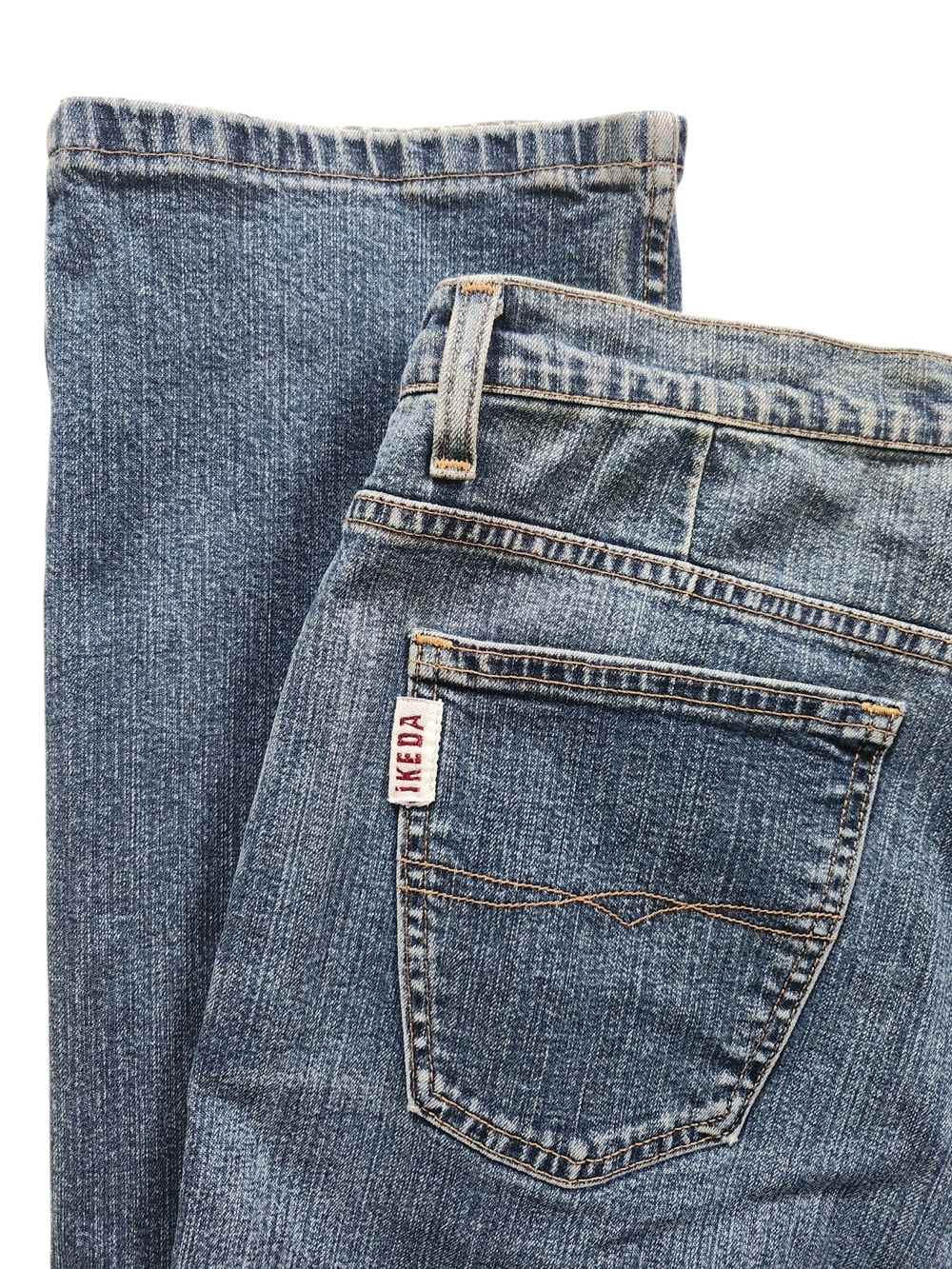 Vintage Ikeda Jeans 34x32 Made in Canada | Classic Straight Leg DenimVintage - Picture 7 of 13
